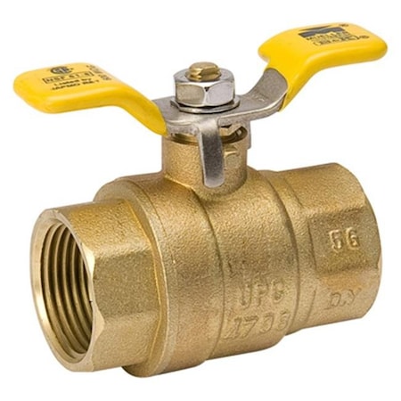 B & K B & k 225439 1 in. Forged Brass Female Pipe Thread Full Port Ball Valve 225439